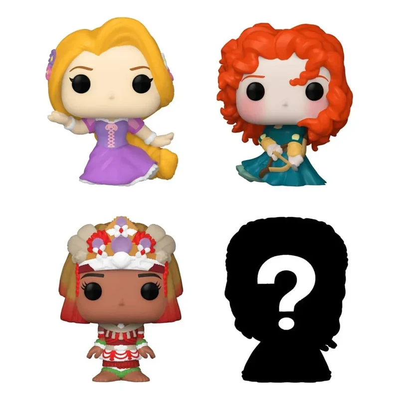 Disney Princesses Bitty POP! Figur 4-Pack Rapunzel 2,5 cm
