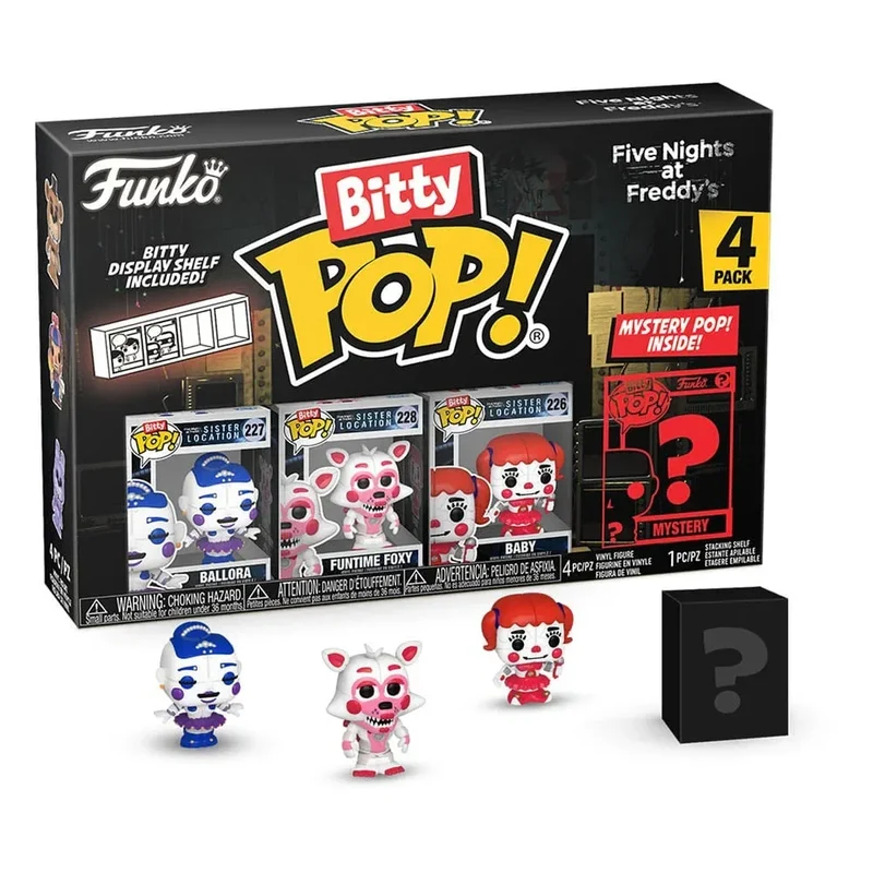 Five Nights at Freddy's Bitty POP! Vinyl Figur 4-Pack Ballora