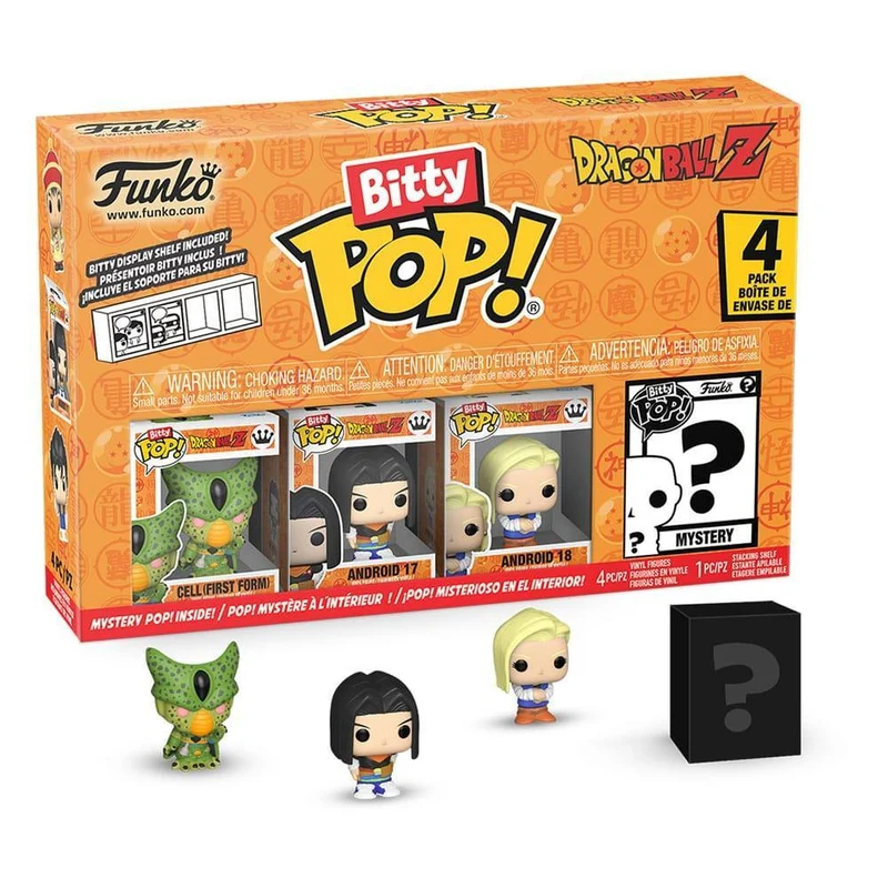Dragon Ball Bitty POP! Vinyl Figur 4-Pack Serie 2 - 2,5 cm