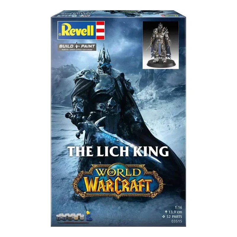World of Warcraft Modellkit Gåvoset 1/16 Lich King 13 cm