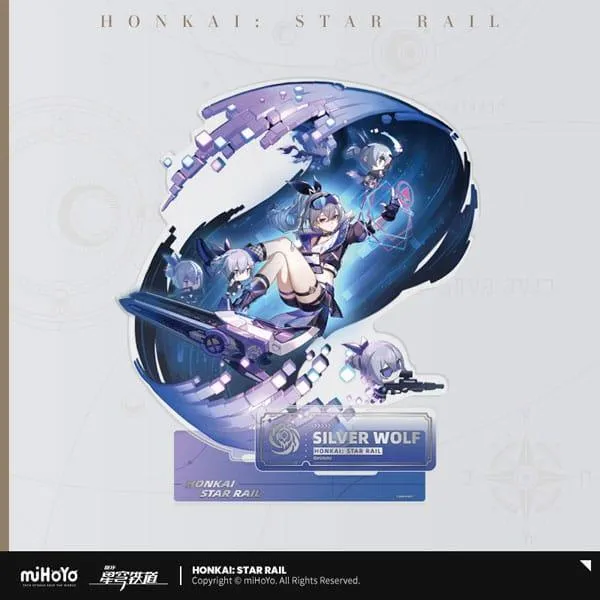 Honkai: Star Rail Acryl Figur: Silver Wolf 17 cm
