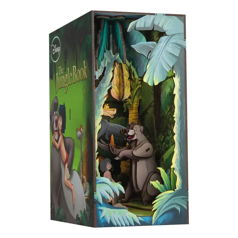 Disney Tiny Adventures Bok Nook Mini Diorama Djungelboken 23 cm