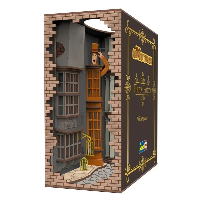 Harry Potter Tiny Adventures Bok Nook Mini Diorama Diagon Alley 23 cm