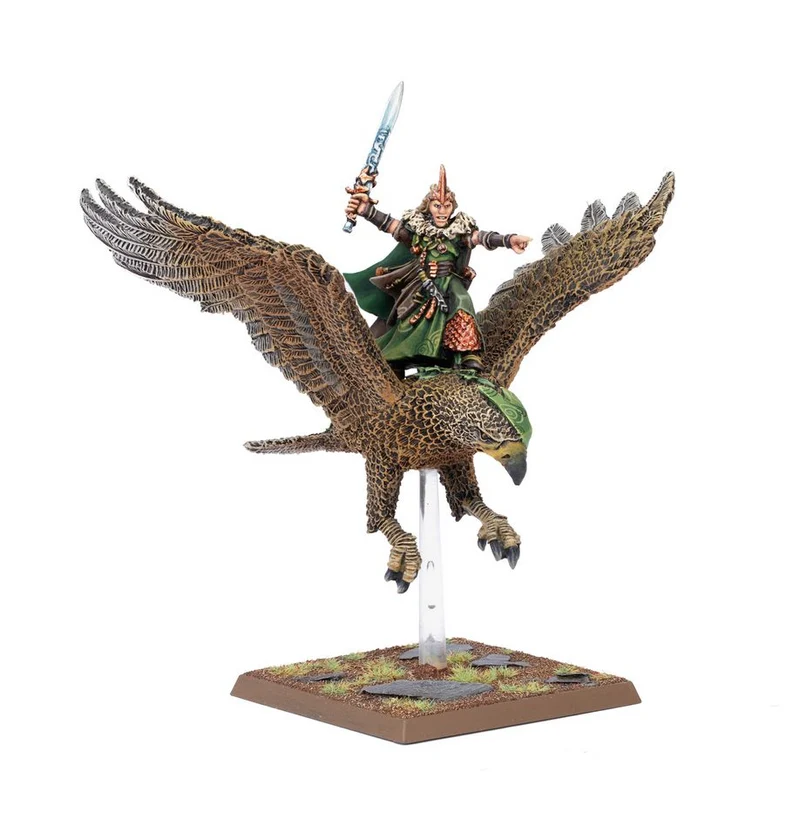 Warhammer: The Old World - Wood Elf Realms - Noble on Great Eagle