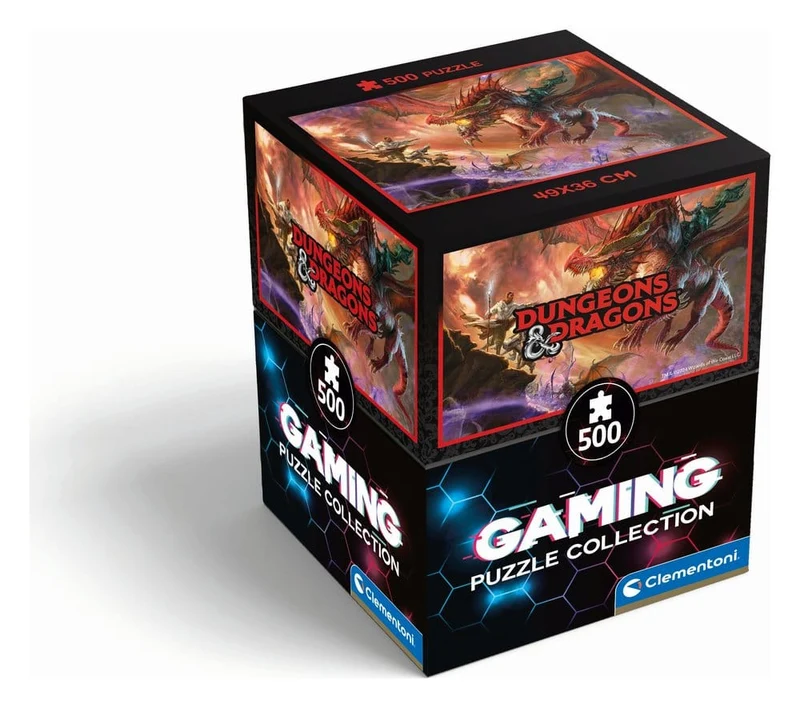 Dungeons & Dragons Gaming Puzzle Collection pussel Drakattack (500 bitar)