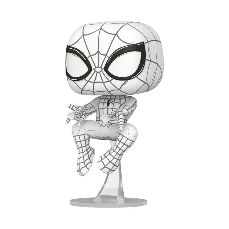 Marvel POP! Figur Sketched - Spider-Man 9 cm
