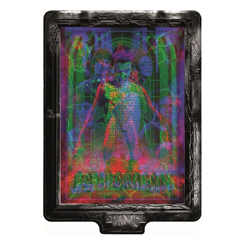 Stranger Things Metamorphic Art Collection Jigsaw Puzzle med Ljus-Effekt Demogorgon (520 bitar)