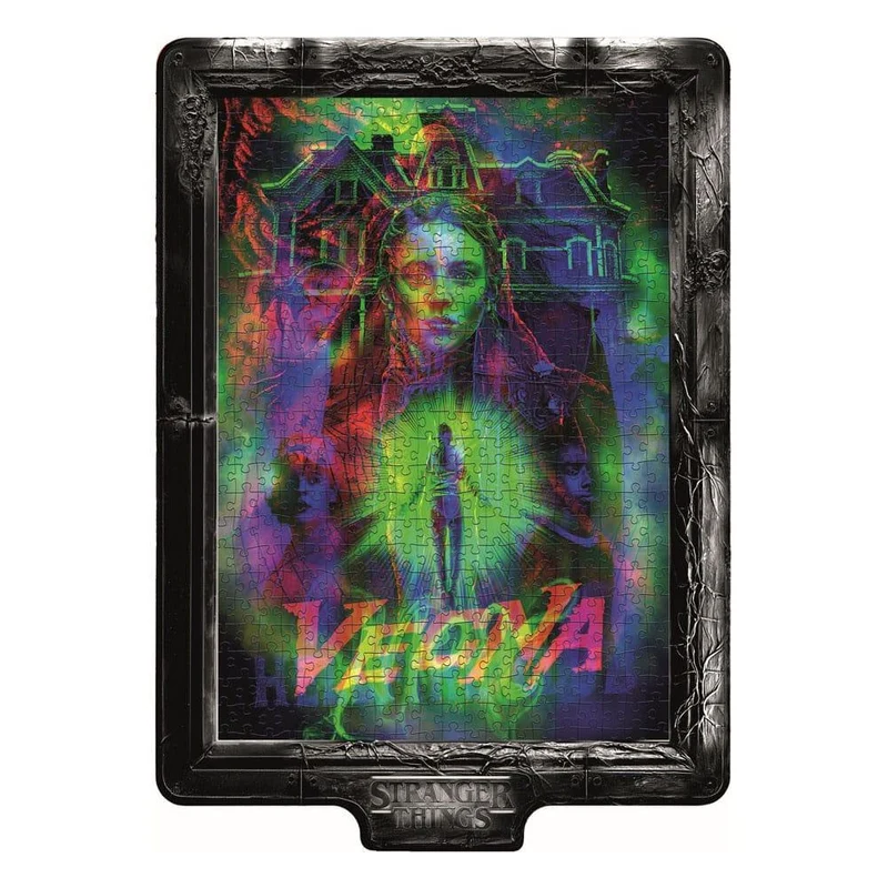 Stranger Things Metamorphic Art Collection Jigsaw Puzzle med Ljus-Effekt Vecna (520 bitar)