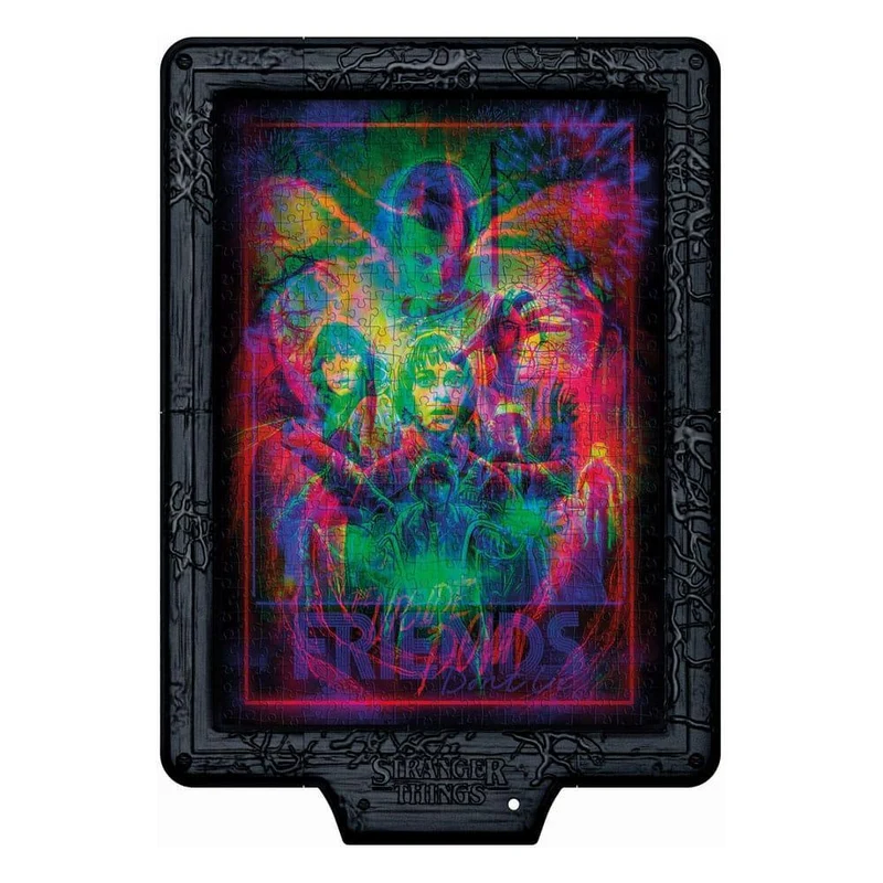 Stranger Things Metamorphic Art Collection Pussel med Ljus-Effekt – The Upside (520 bitar)
