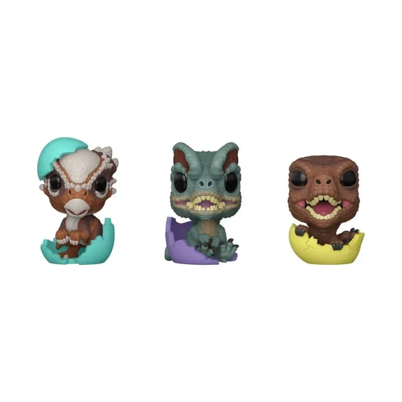 Jurassic Park Pocket POP! Figur Easter Egg 3-Pack Dinos 4 cm