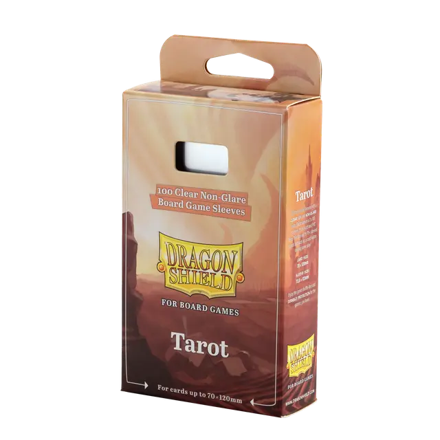 Dragon Shield - 100 Board Game Sleeves: Clear/Non-Glare - Tarot (70x120)