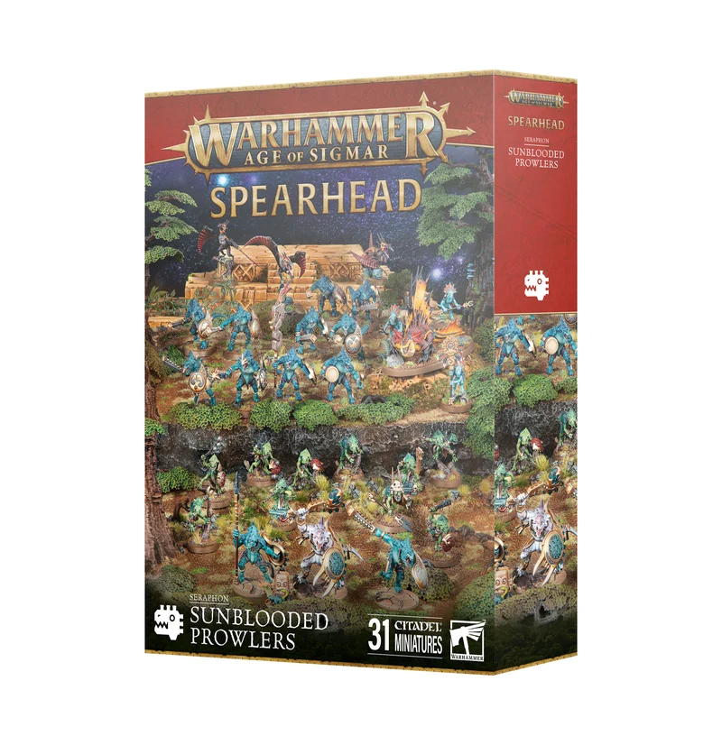Warhammer: Age of Sigmar - Spearhead - Seraphon: Sunblooded Prowlers