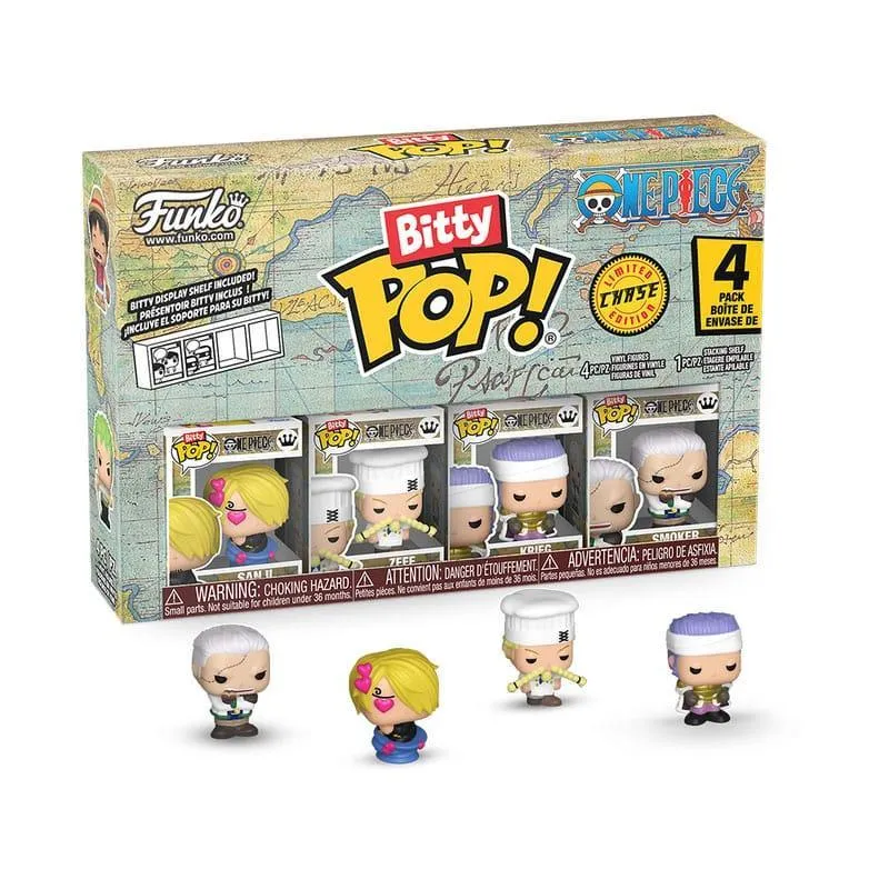 One Piece Bitty POP! Figur 4-Pack Sanji 2,5 cm