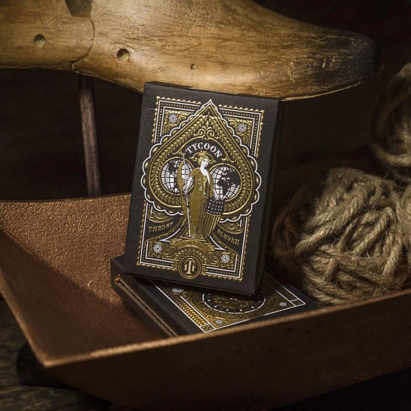 Tycoon Playing Cards Black - Premium Kvalitet för Spelentusiaster