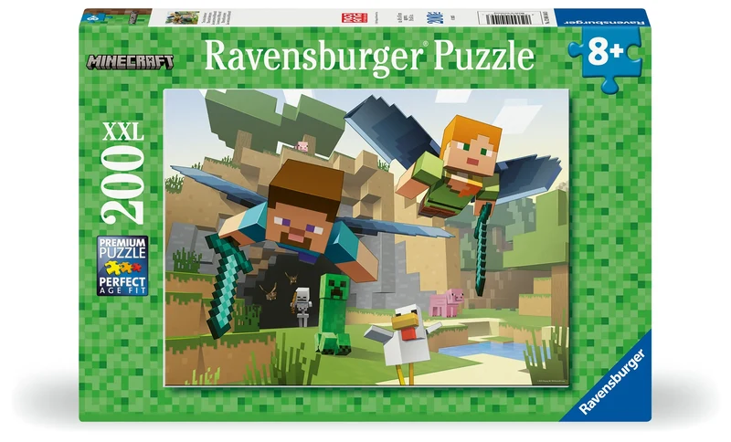 Ravensburger - Puzzle - 200 - Minecraft