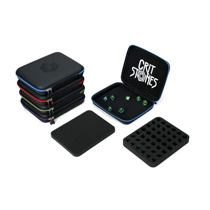 CritStones Dice Case Arcanum Black - Skydda och Visa Dina Tärningar