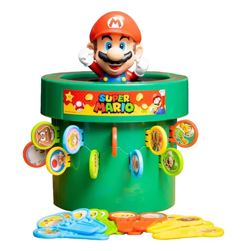 Super Mario Pop Up Game Mario - Det Klassiska Barnspelet