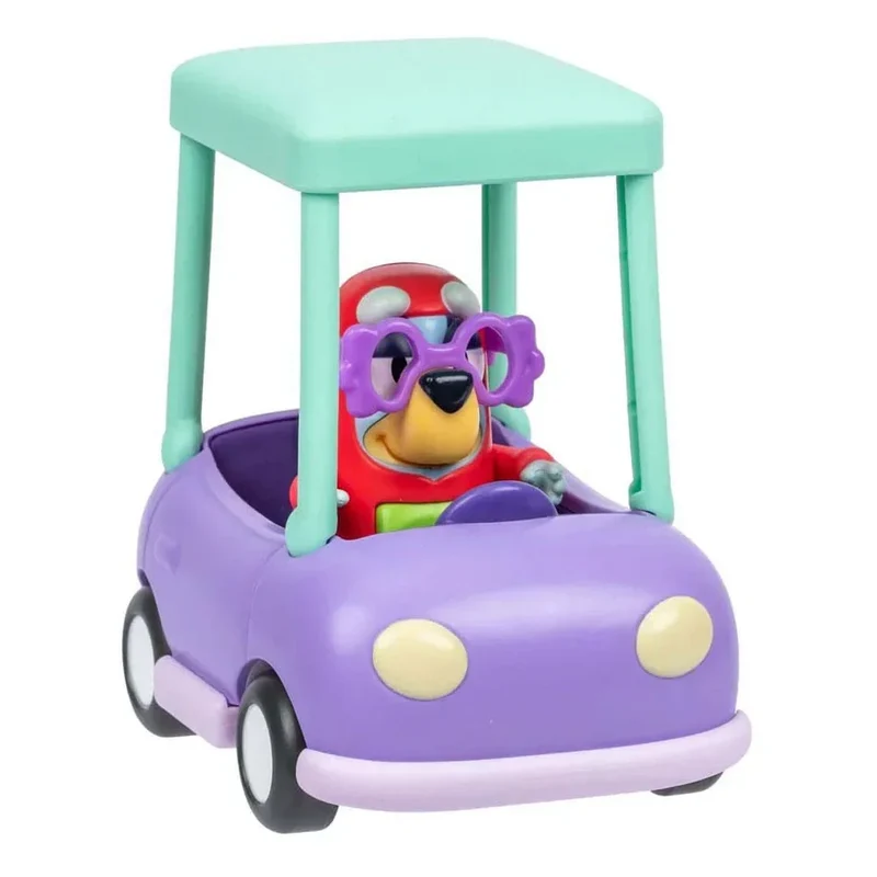 Bluey Mini Figur Playset: Janet & Granny Bil