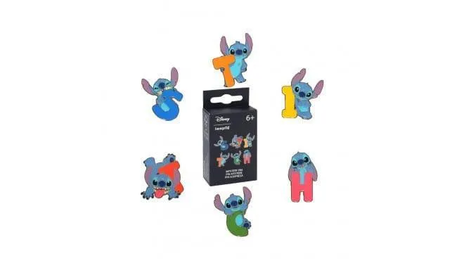 Lilo & Stitch by Loungefly Emaljpins Blind Box - Brev och Posing - 18 stycken