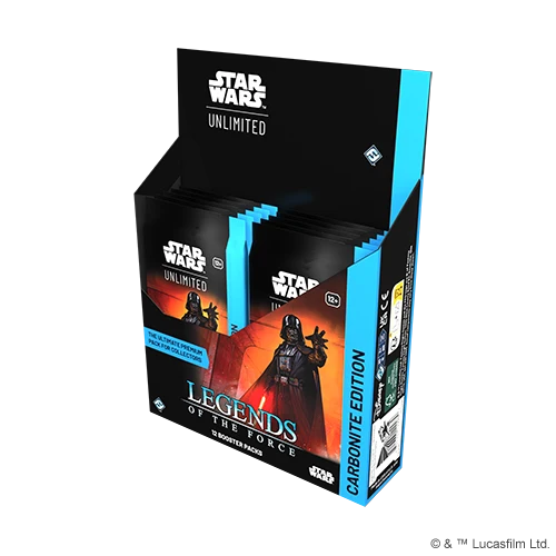 Star Wars: Unlimited - Legends of the Force - Carbonite Booster Box Display