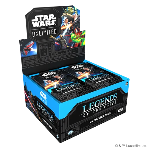 Star Wars: Unlimited - Legends of the Force - Booster Box Display