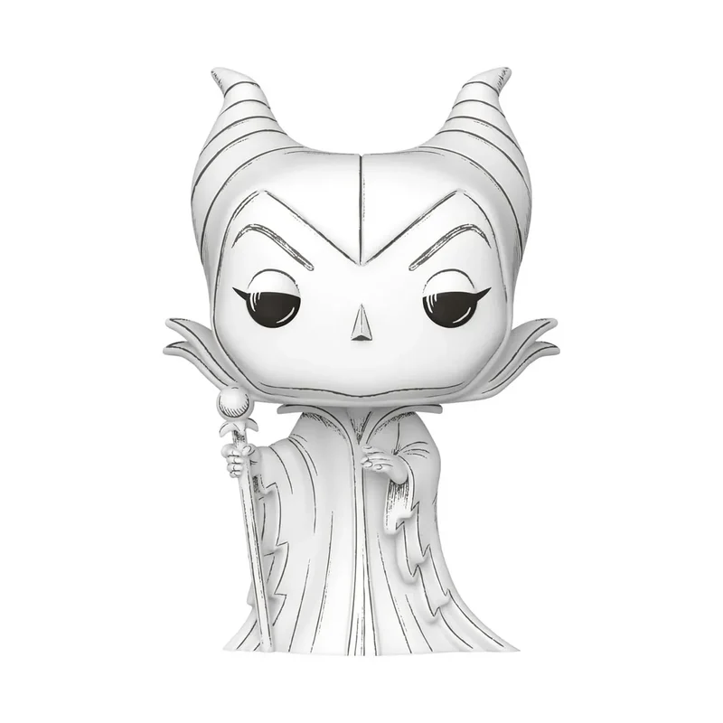 Disney POP! Figur Sketched - Maleficent 9 cm
