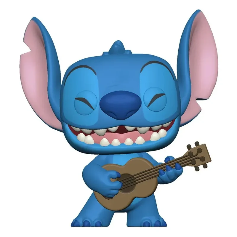 Lilo & Stitch POP! Vinylfigur Stitch med Ukulele - 9 cm