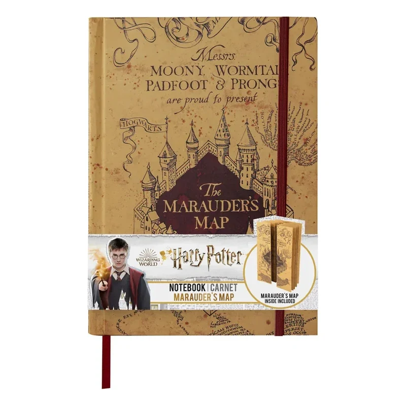 Harry Potter Anteckningsblock A5 Marauder's Map