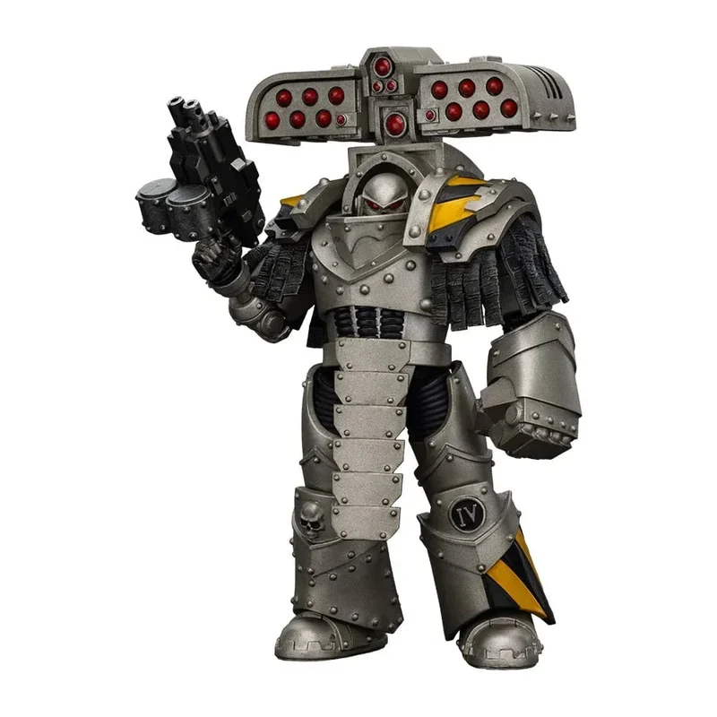Warhammer The Horus Heresy Action Figur 1/18 Iron Warriors Tyrant Siege Master Terminator med Raketskytt 14 cm