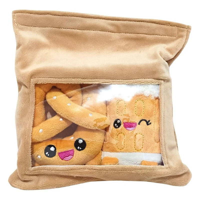 Yummis Together Gosedjur 2 Pack Pretzel & Beer i Take Away Bag 21 cm