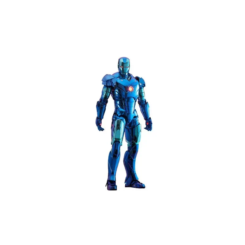 Iron Man Movie Masterpiece Diecast Action Figur 1/6 Iron Man Mark III (Stealth Mode Ver.) 2.0 Hot Toys Exclusive 33 cm