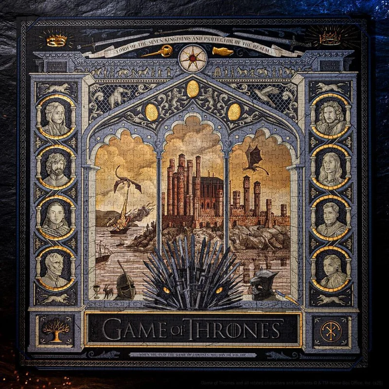 Game of Thrones Multi-Dimensionellt Pussel (1000 bitar)