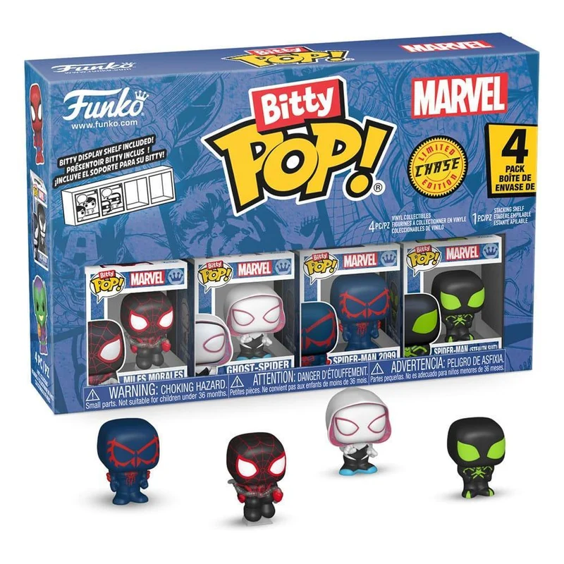 Spider-Man Bitty POP! Figur 4-Pack Series 2 - 2 cm