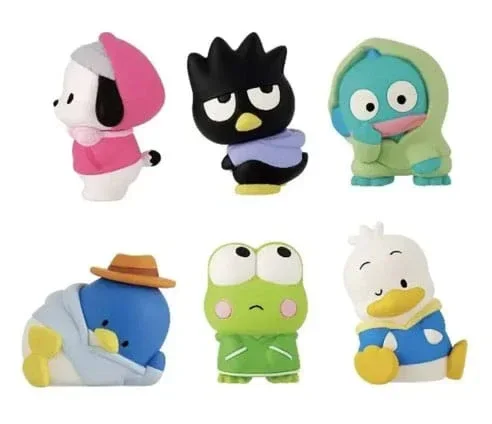 Sanrio Twinchees Mini Figurer Hapidanbui Hoodie 5 cm Display (24)