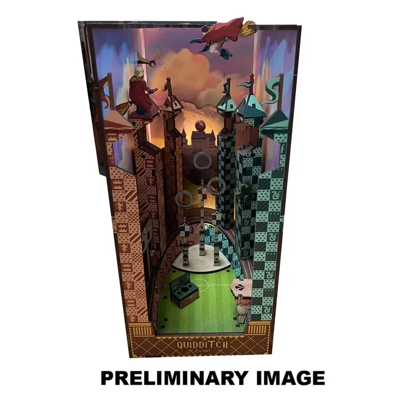 Harry Potter Tiny Adventures Bok Nook Mini Diorama Quidditch Pitch