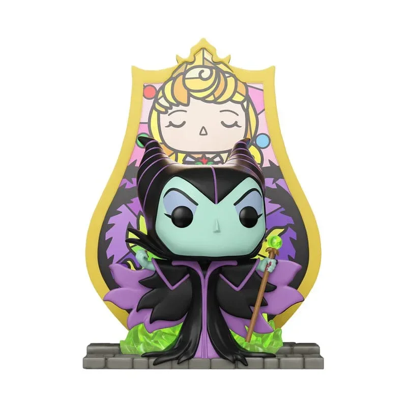 Disney POP! Deluxe Figur Maleficent (Glas) 9 cm