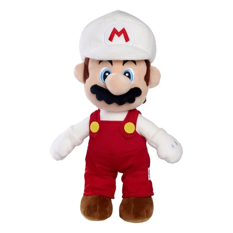 Super Mario Plush Figur Feuer Mario 30 cm