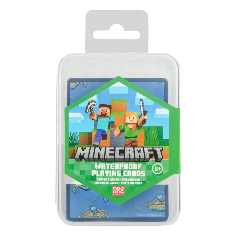 Minecraft Spelkort Vattentåliga