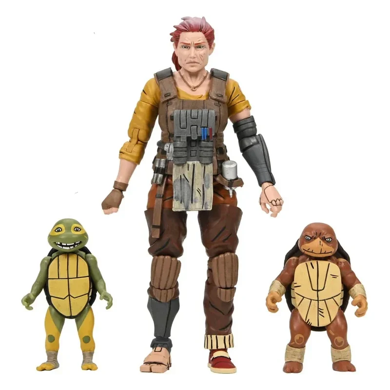 Teenage Mutant Ninja Turtles (The Last Ronin The Lost Years) Action Figur Grammy April med Baby Yi & Moja 18 cm