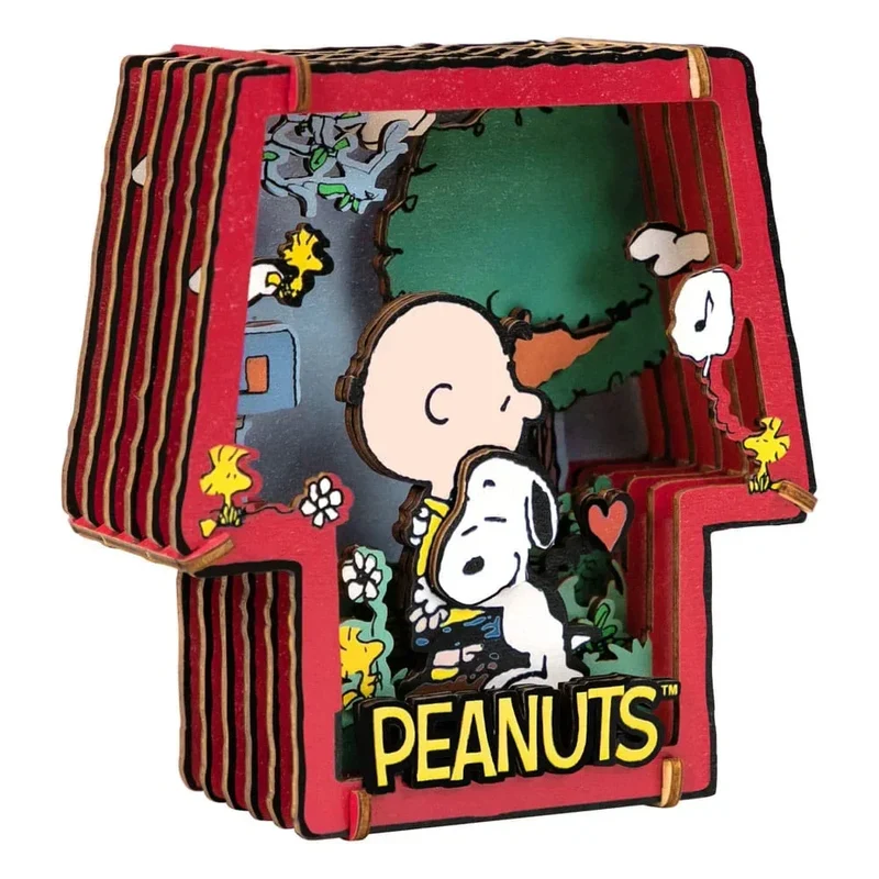 Peanuts Puremind Modellsats i Trä: Healing Hug Teater