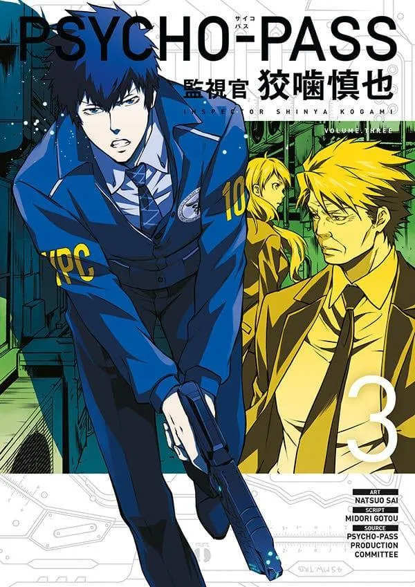 Psycho-Pass: Inspector Shinya Kogami Manga Volym 3