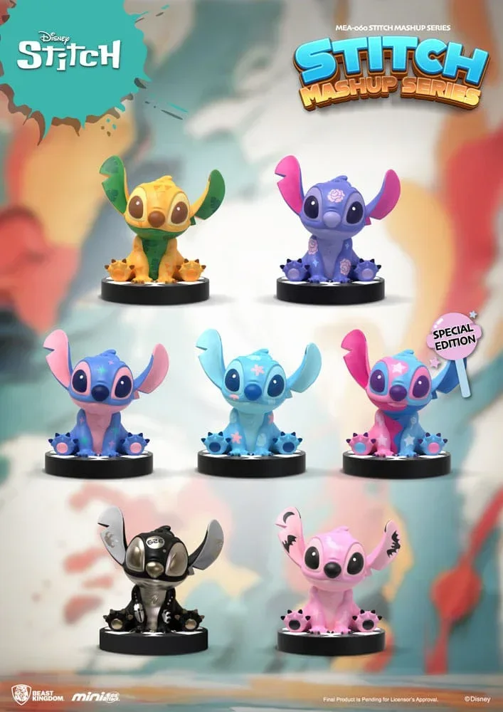 Lilo & Stitch Mini Egg Attack Blind Box Figures – 10 cm Stitch Mashup Series Assortment (6)