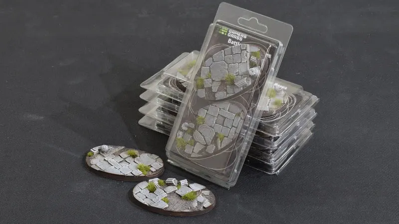 Gamers Grass - Battle Ready Bases - Temple - Oval 90mm (2st)