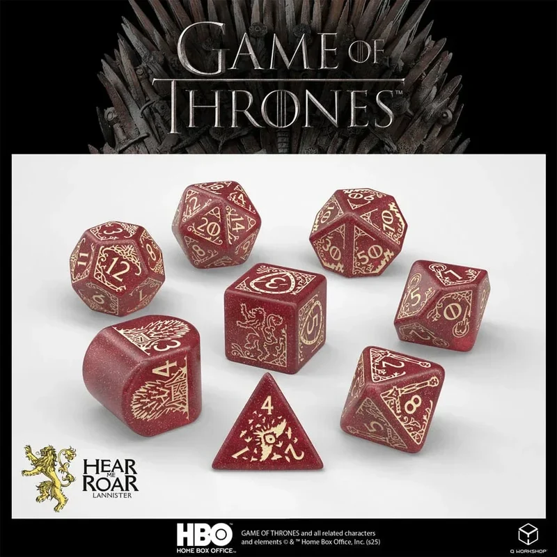 Game of Thrones Tärningsset Lannister (8)