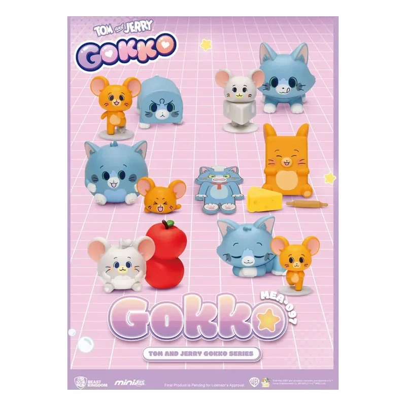 Tom & Jerry Gokko Series figurer Blind Box (6)