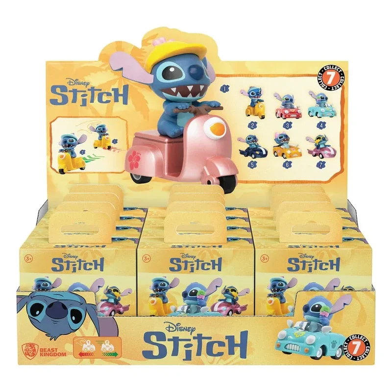 Lilo & Stitch Zoom Hero Pullback Vehicles med Figurer Stitch (Blind Box Ver.) Assortiment (12)