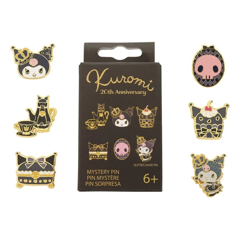 Sanrio by Loungefly Emaljpins Blind Box 20-årsjubileum Kuromi Assortiment (12)