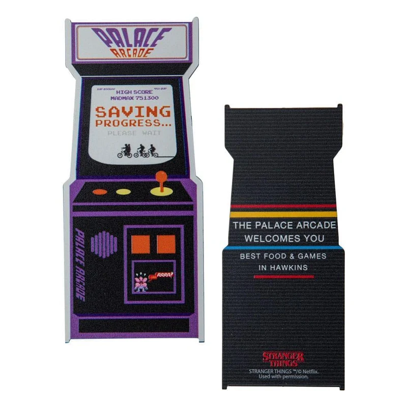 Stranger Things Bokmärke i Metall - Arcade Design