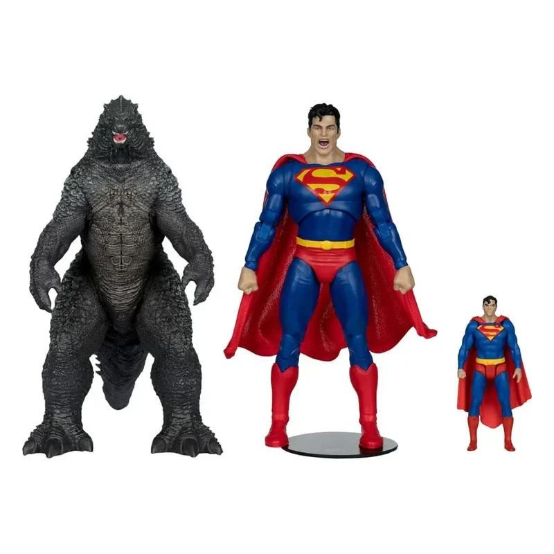 DC Justice League Monsterverse Action Figur 2-Pack: Superman vs. Godzilla