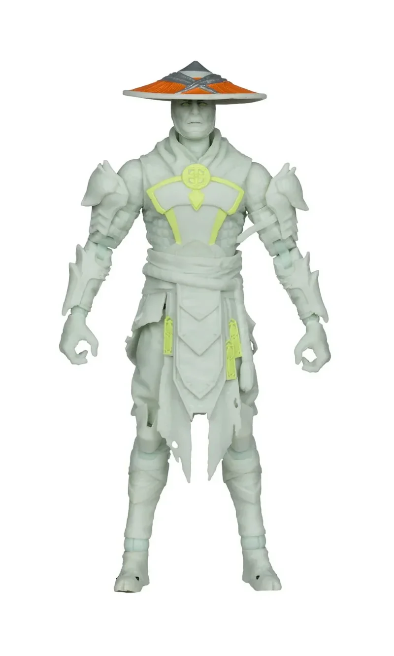 Mortal Kombat Action Figur Glow in the Dark Edition Raiden (Gold Label) 18 cm